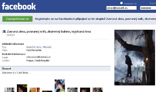 FACEBOOK - chmury některých jejích členů