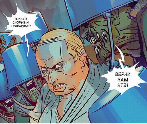 Zombie útočí na Super Putina