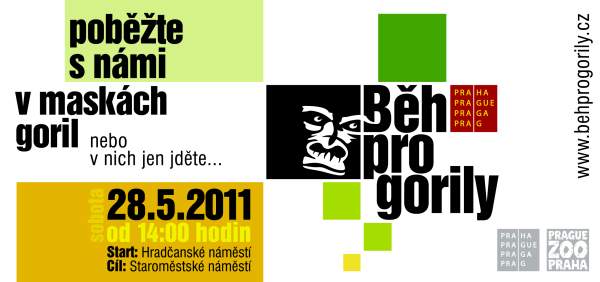 Běh pro gorily - sobota 28. května 2011 - 14 hodin