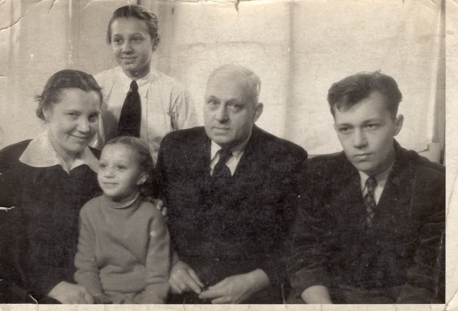 Rodina Ruperta Rychnovského v polovině 50.let.