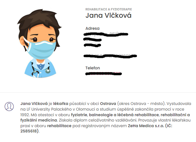 Zdroj: www.medicusindex.cz/ordinace/jana-vlckova-rehabilitace-114030/